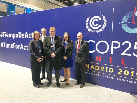 Jonathan Wilkinson, Canada’s minister of environment and climate change, arrives at COP 25 in Madrid