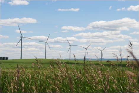 wind farm in Alberta