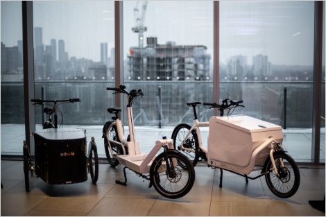 cargo bicycle display
