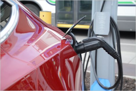 Image of an electric car