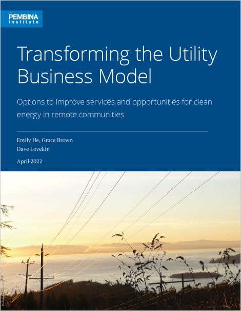 Cover of Transforming the Utility Business Model