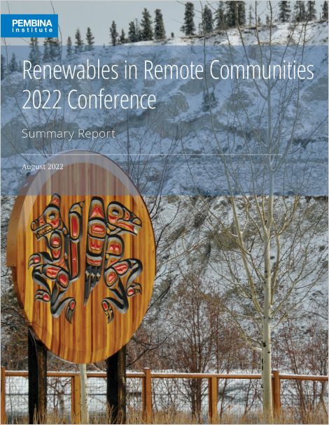 Renewables in Remote Communities 2022 Conference cover