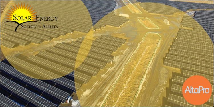 Webinar banner with solar panel 