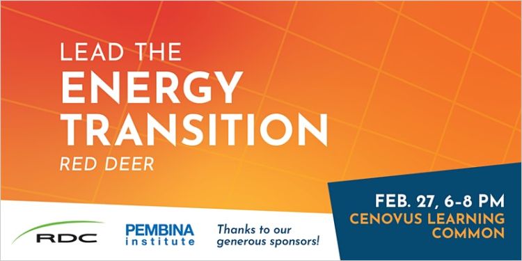 Lead the Energy Transition orange banner