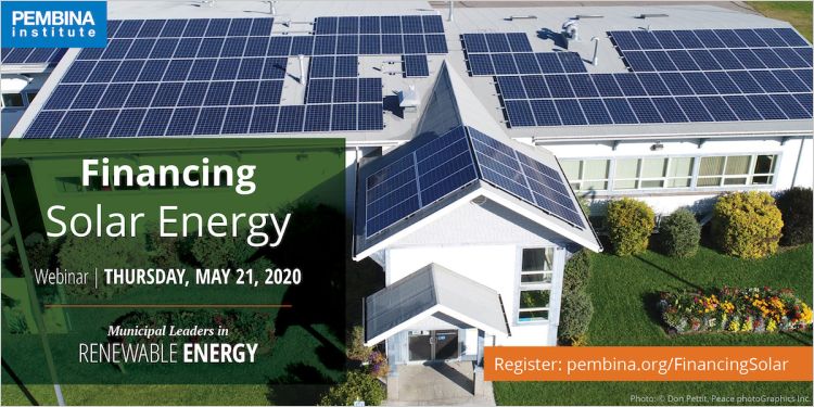 Webinar: Financing solar energy - Municipal leaders