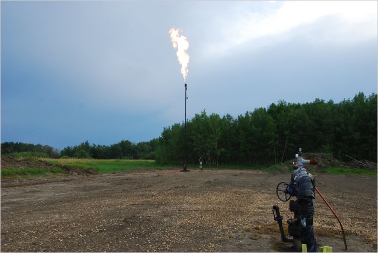 Methane emissions source