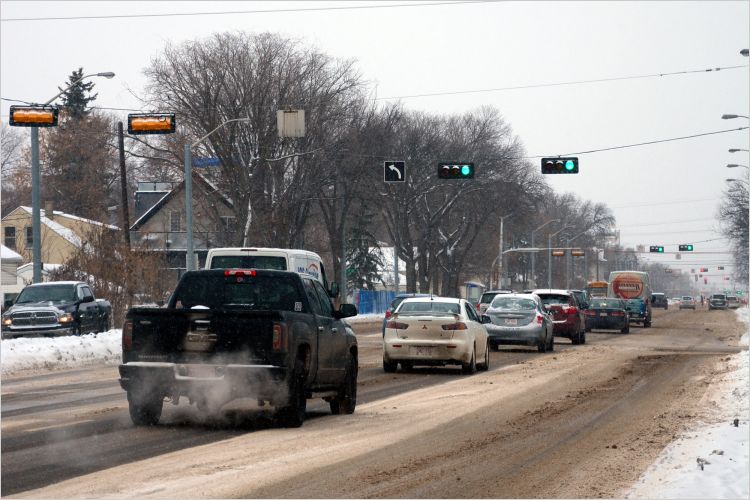 Vehicle emissions from traffic