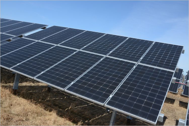 Grid-tied solar installation