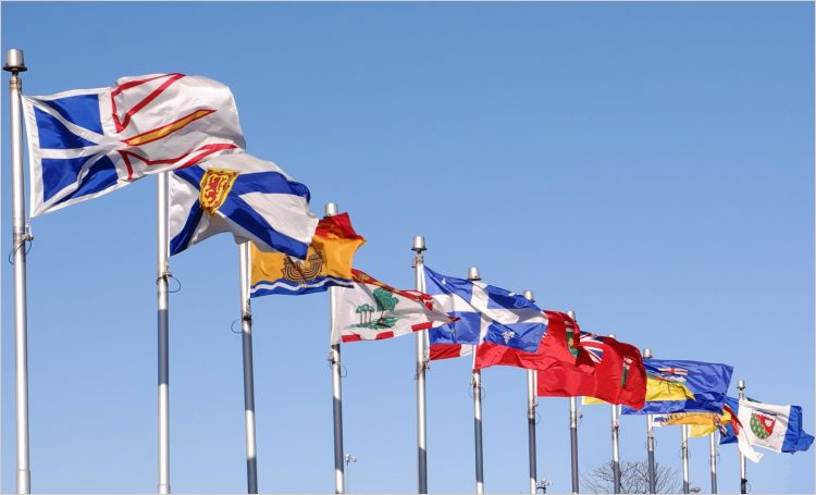 Canadian provincial and territorial flags