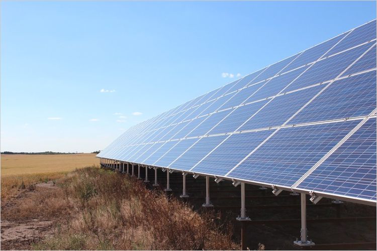 Solar panels in Alberta