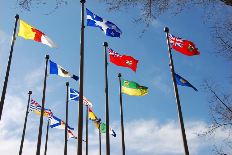 Flags of Canada's provinces and territories