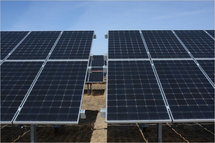 Solar installation in Alberta