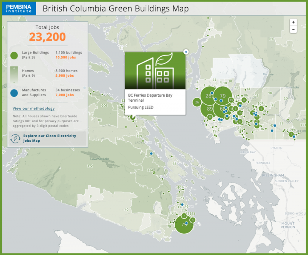 B.C. Green Buildings Map