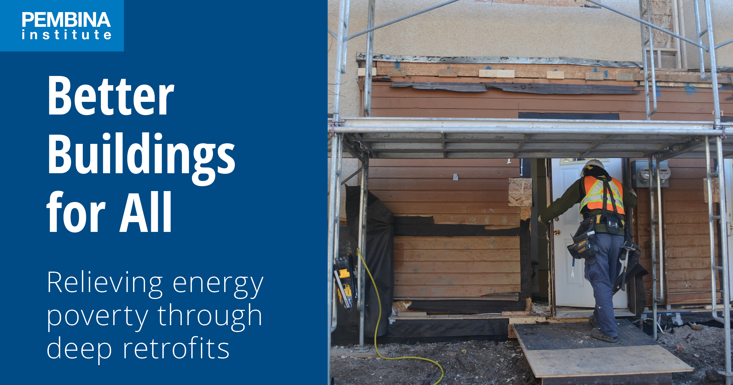 Relieving energy poverty through deep retrofits