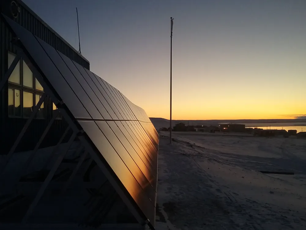 Sachs Harbour solar sunset
