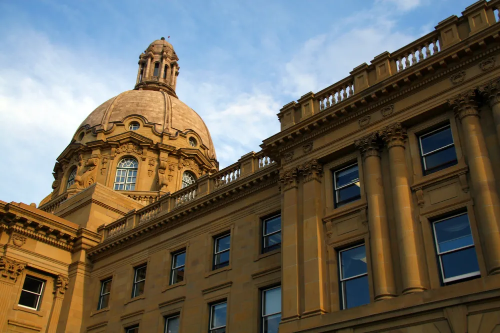 Alberta legislature exterior