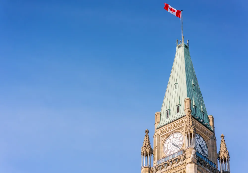 Peace Tower on the Canadian Parliament Building