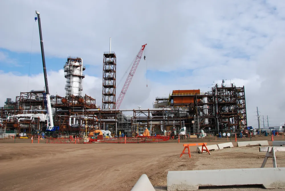 Carbon capture facility, Fort Saskatchewan, Alberta.
