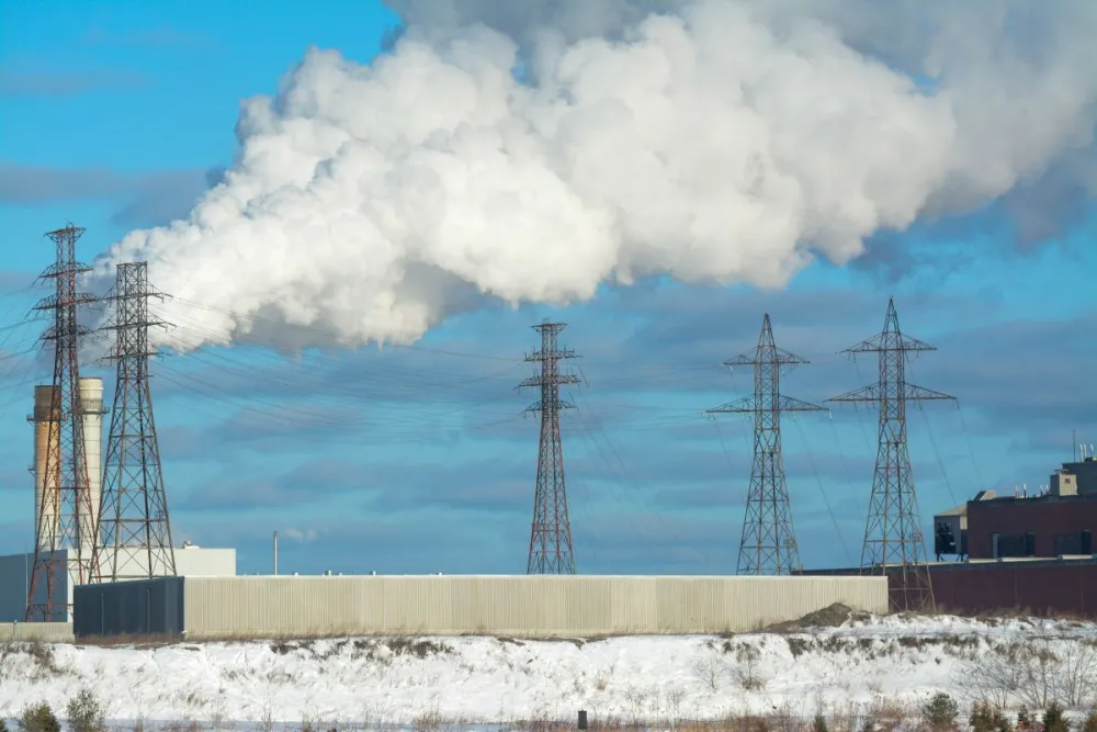 Ontario gas generation and electricity transmission lines