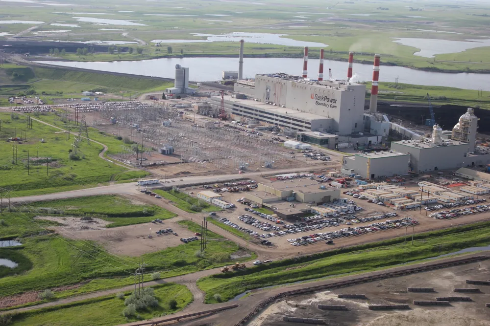 Boundary dam coal plant, Saskatchewan