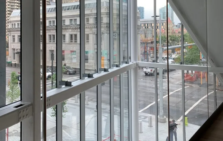 Glenbow interior shot of windows facing outside