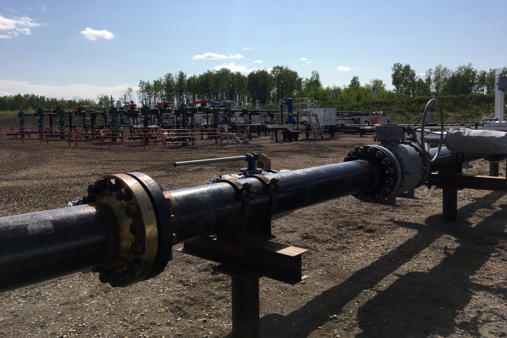 Natural gas production infrastructure