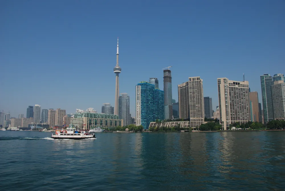Toronto skyline from harbour