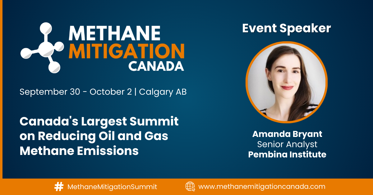 Flyer promoting Pembina's Amanda Bryant as an event speaker