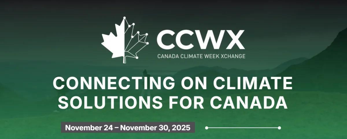 Canada Climate Week Xchange screengrab