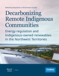 Report cover of Decarbonizing Remote Indigenous Communities in the Northwest Territories.
