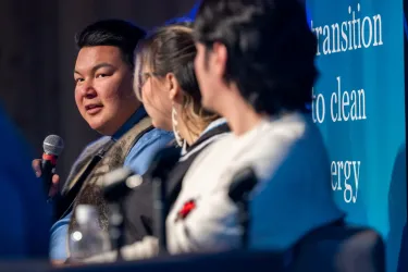 Youth panel discussion at the Renewables in Remote Communities Conference