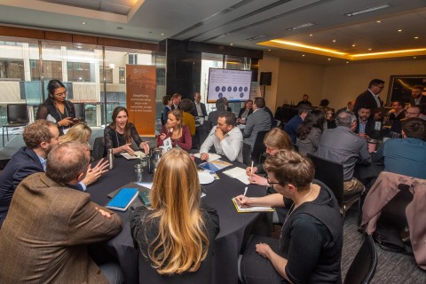 Workshop with many participants