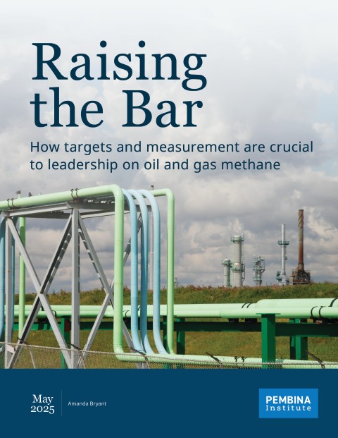 The front cover of the report, featuring the title and a picture of pipes at an oil and gas production site