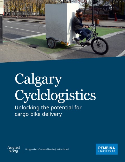 Report cover of Calgary Cyclelogistics: Unlocking the potential for cargo bike delivery