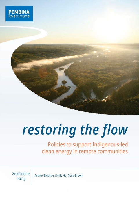 Cover page for restoring the flow