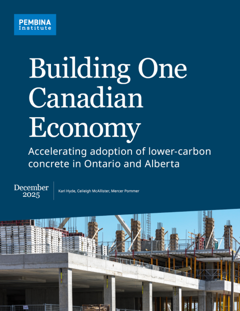 Cover of Building One Canadian Economy report