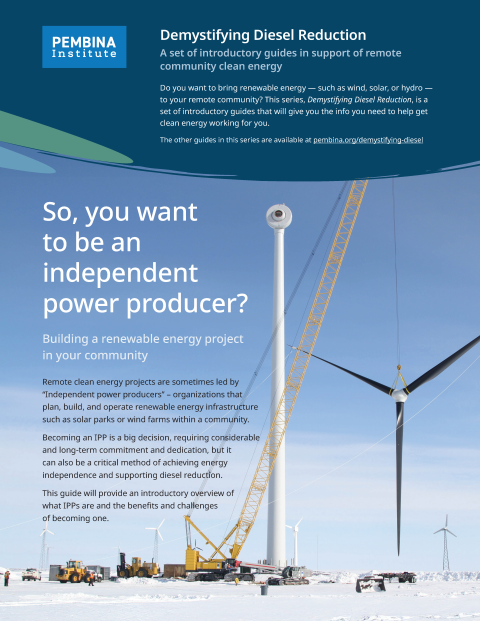 So, you want to be an independent power producer? 