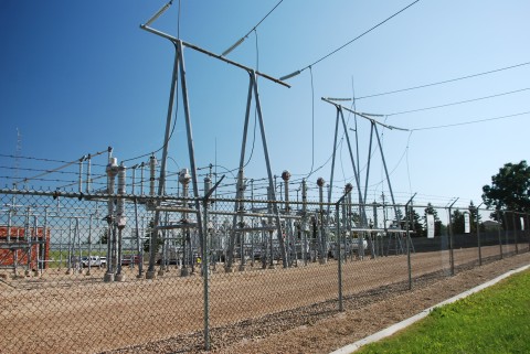Electrical substation in Edmonton