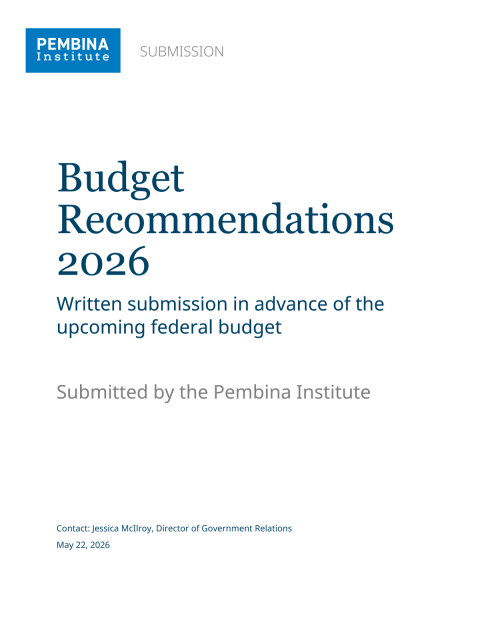 Budget Submission 2026 cover