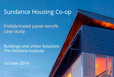 Webinar banner with efficient house