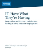 Cover page of report "I'll Have What They're Having"