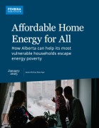 Cover of Affordable Home Energy with family indoors in the winter