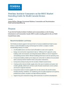 HICC recommendation for Build Canada Homes