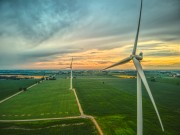 Wind turbines in southwestern Ontario