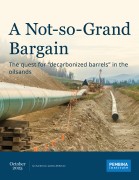 The front cover of the report, featuring a picture of a pipeline under construction