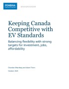 Cover of Backgrounder on Canada's EV Availability Standard
