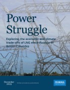 Cover of the Power Struggle report featuring a transmission tower