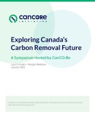 Exploring Canada’s Carbon Removal Future