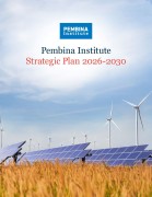 Pembina Strategic Plan 2026-2030 cover with solar and wind