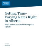 Time-varying rates in Alberta report cover